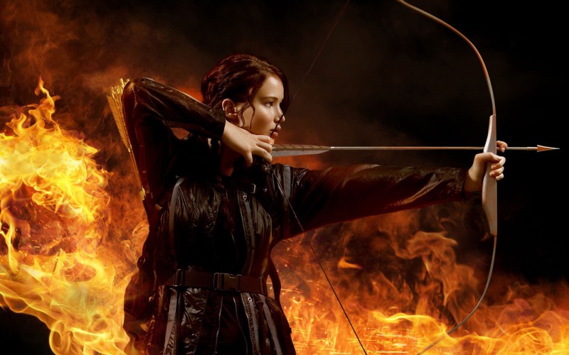 jennifer lawrence as katniss everdeen