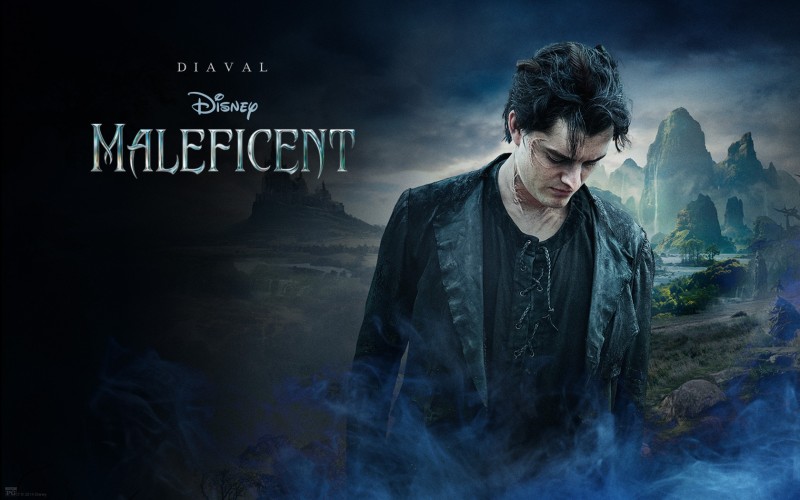 maleficent widescreen wallpaper of diaval